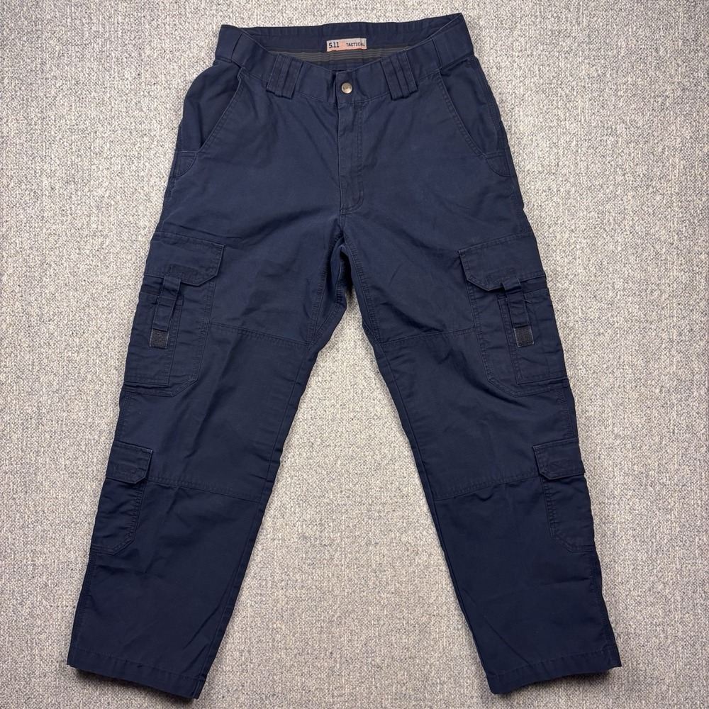 5.11 Tactical Cargo Pants Mens 32x30 Navy Ripstop Duty Utility Work